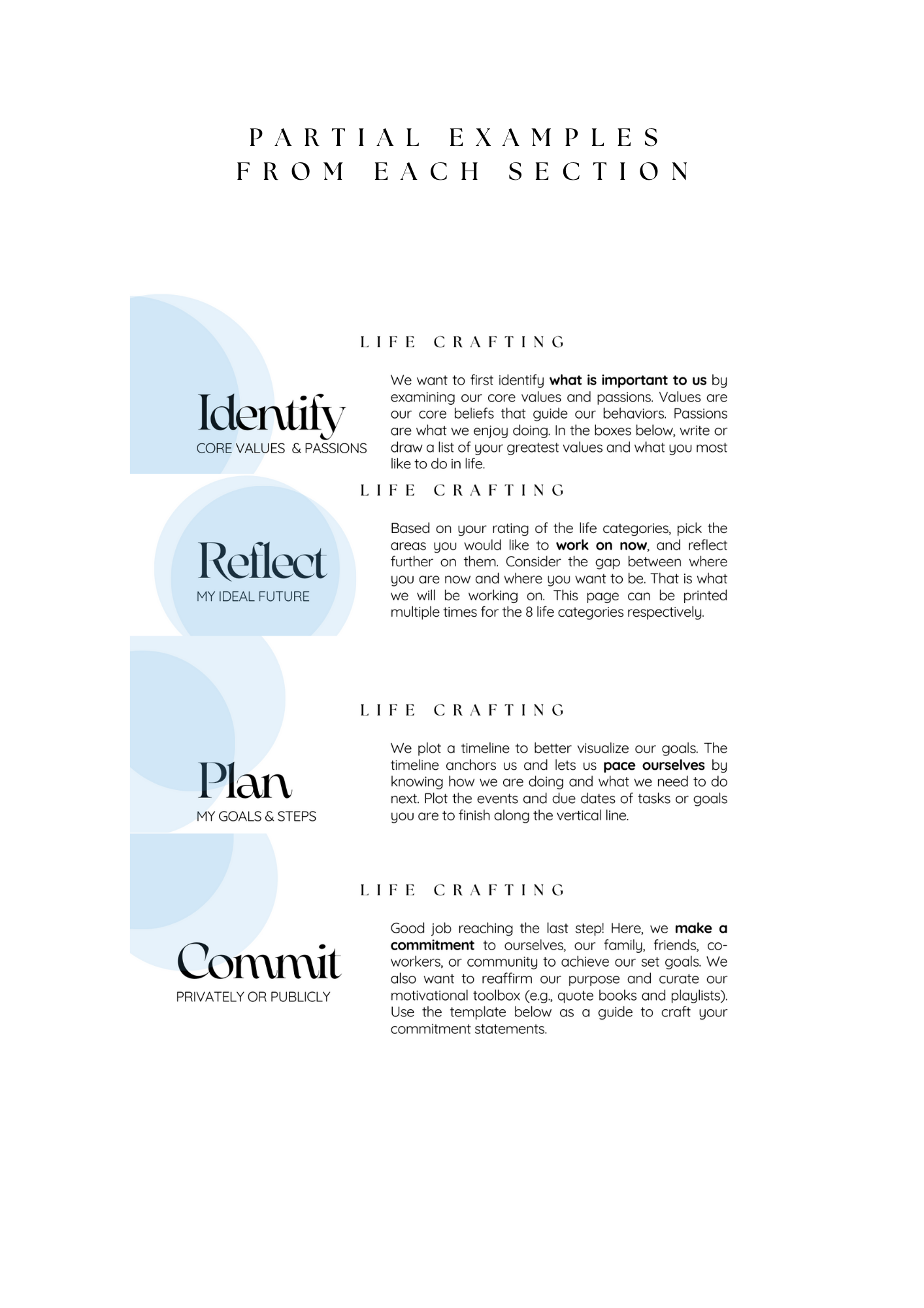 Life Crafting Workbook