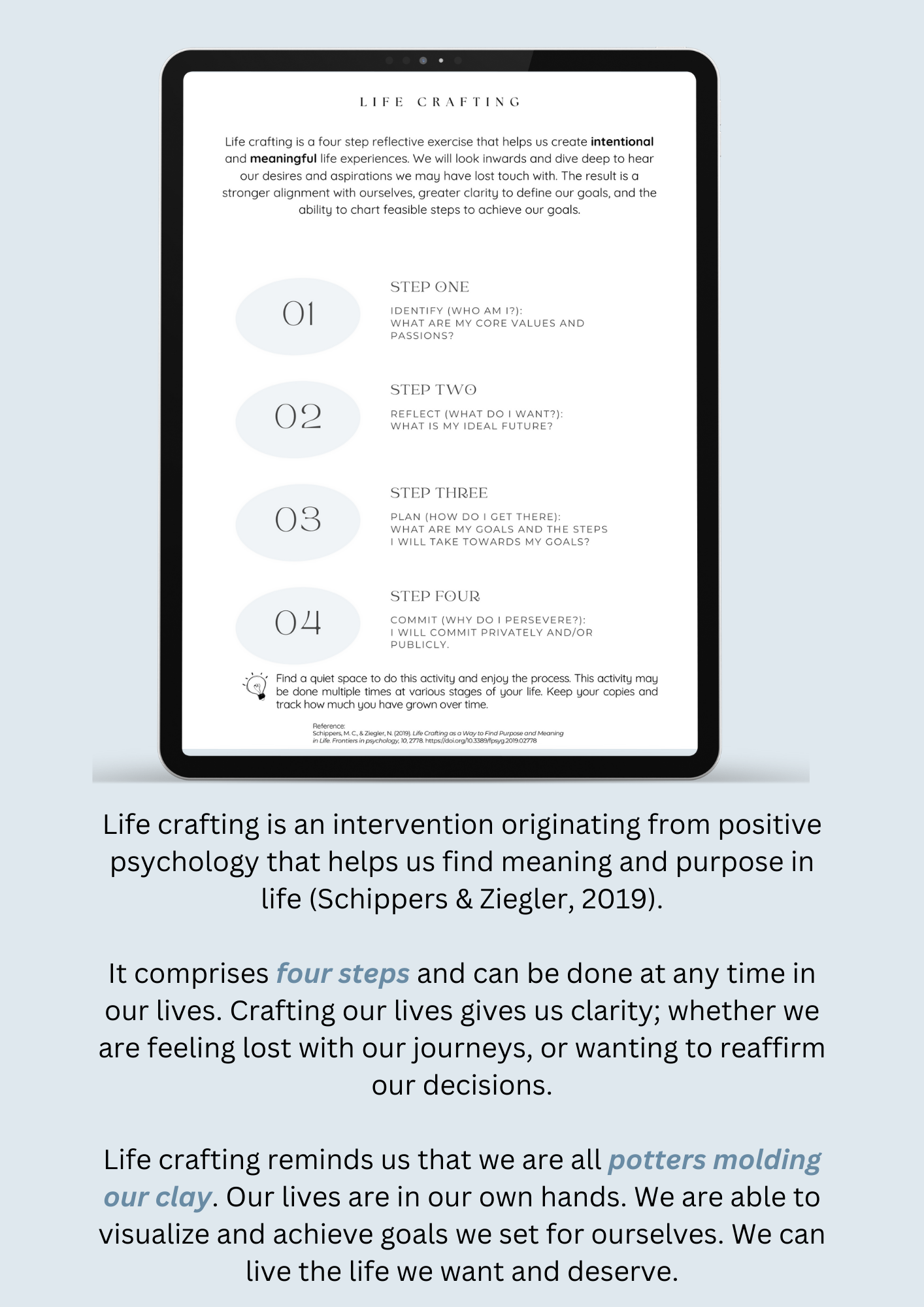 Life Crafting Workbook – Vie Intuit